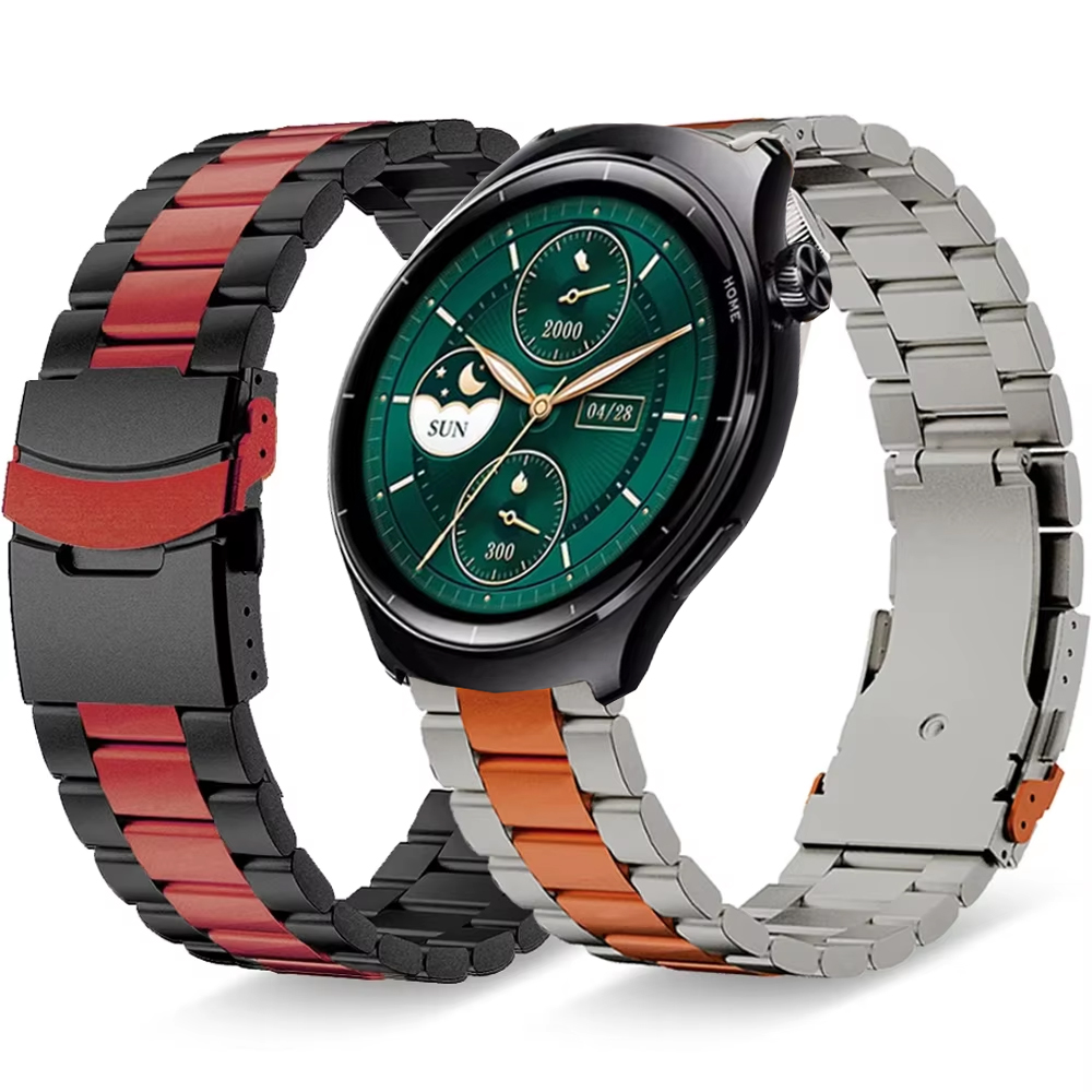 A1 Watches & Jewelry New York Photos - 22mm 고급 스테인리스 스틸 스트랩 (미브로