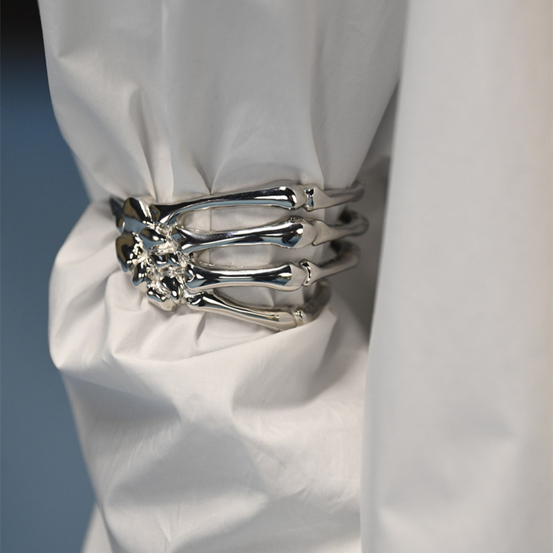 Gothic Skull Ring - 새로운 펑크 다크 해골 유령 발톱