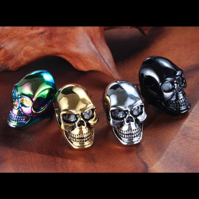 Gothic Skull Ring - 새로운 멋진 남성 소년 고딕 펑크