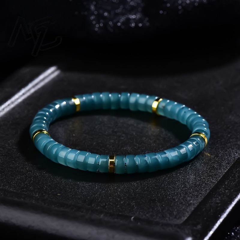 Jewelry & Watches Vitopoulos Reviews - 천연 비취 블루 워터 주판 비즈