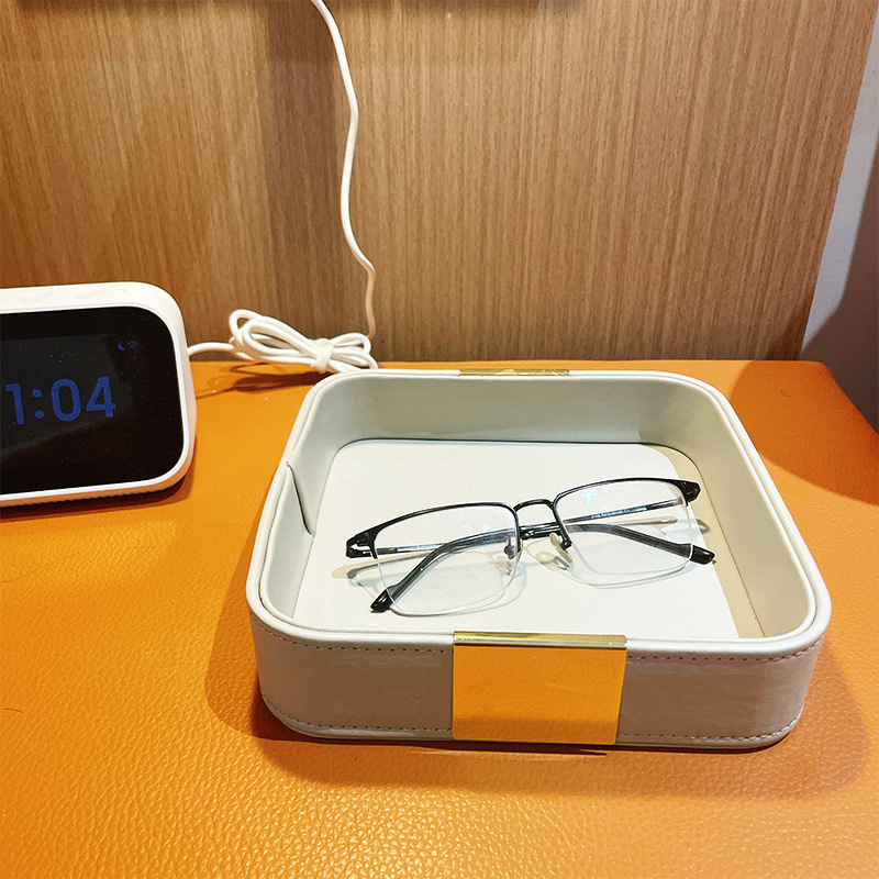 Jewelry Stores With Watches - 가죽 책상 트레이 데스크탑 보관 장식