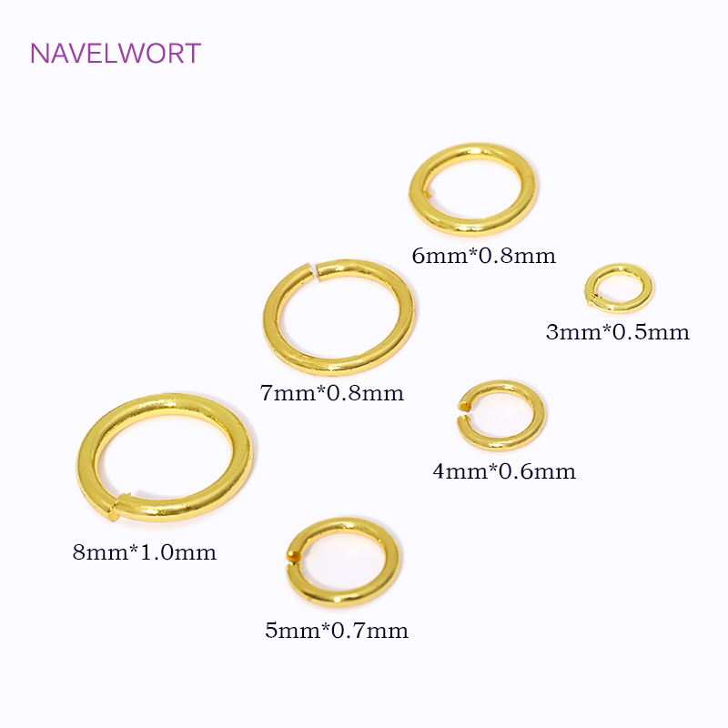 14K/18K 골드 도금 분할 링 오픈 점프 링 보석  - Gold Plated Ring 리뷰 및 가격