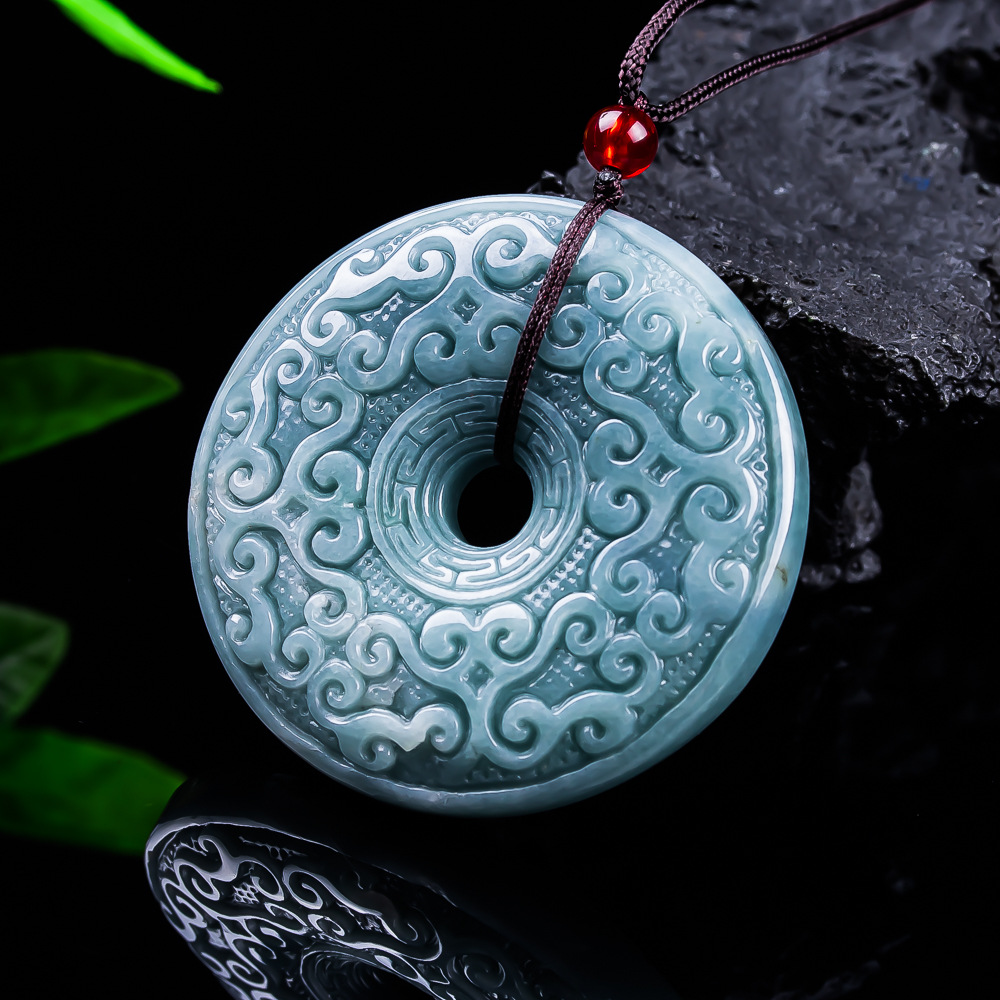 천연 버마산 경옥 꽃 펜던트 목걸이 빈티지 디자이너 쥬 - Jewelry & Watches Vitopoulos Reviews 리뷰 및 가격