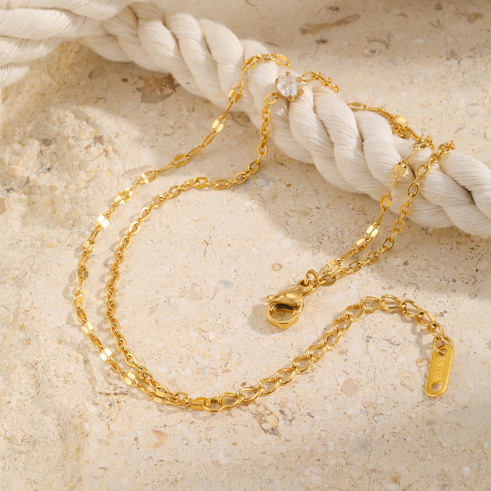 여성을 위한 방수 레이어드 앵클릿 팔찌, 지르코니아 스 - Jc Jewelry & Watches Photos 리뷰 및 가격