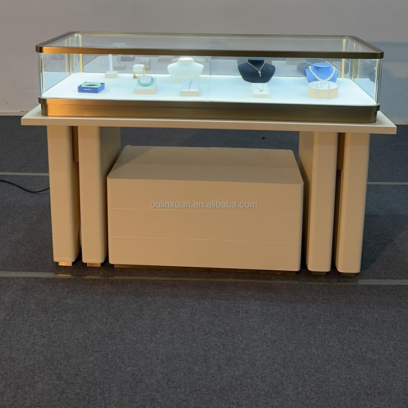 맞춤형 스테인리스 스틸 주얼리 시계 전시 테이블 쇼케이 - Jewelry Stores With Watches 리뷰 및 가격