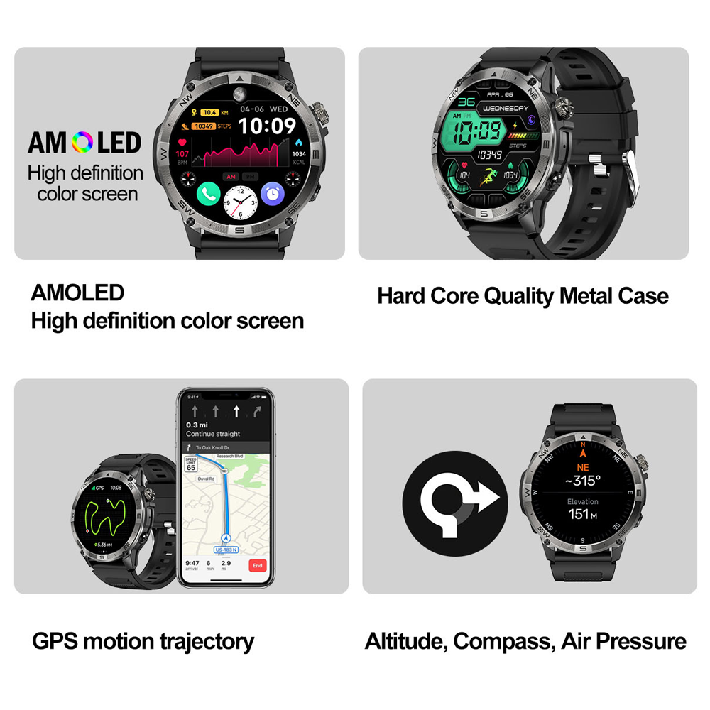 NORTH EDGE 남성용 GPS 스포츠 스마트 워치, - Italian Jewelry Watches 리뷰 및 가격