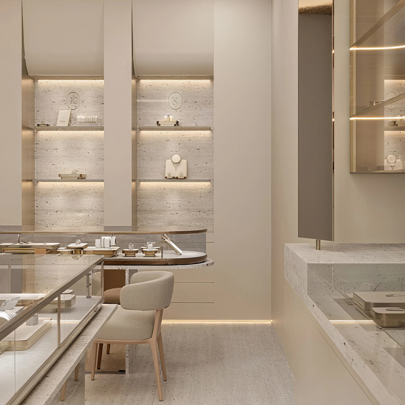 맞춤형 고급 주얼리 샵 전체 인테리어 디자인, 맞춤형  - Shop Jewelry & Watches Near Me 리뷰 및 가격