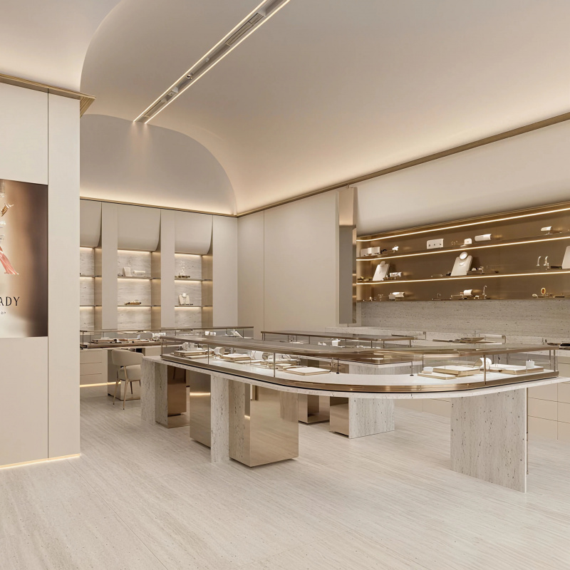 맞춤형 고급 주얼리 샵 전체 인테리어 디자인, 맞춤형  - Shop Jewelry & Watches Near Me 리뷰 및 가격