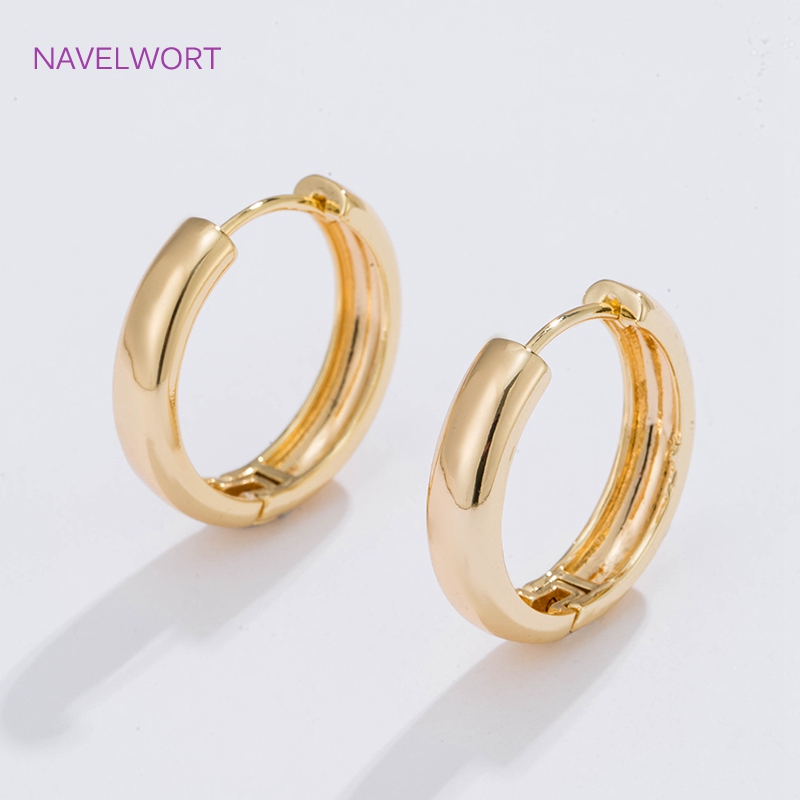 6가지 사이즈의 금도금 원형 후프 귀걸이 여성용 선물, - Gold Plated Ring 리뷰 및 가격