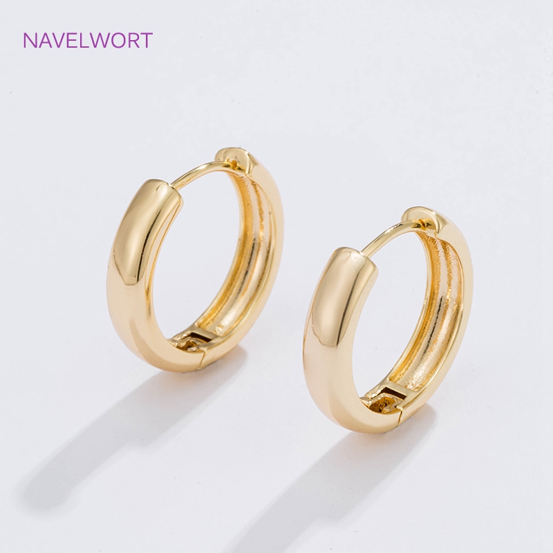 6가지 사이즈의 금도금 원형 후프 귀걸이 여성용 선물, - Gold Plated Ring 리뷰 및 가격