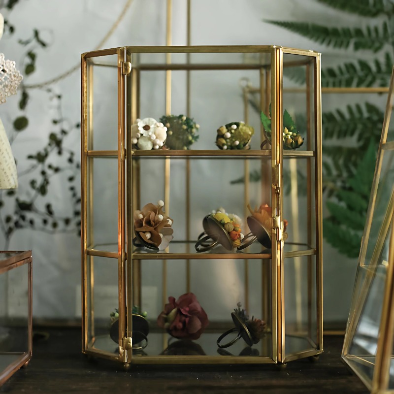레트로 유럽풍 미국산 유리 핸드메이드 보석함 시계 귀걸 - Jewelry Stores With Watches 리뷰 및 가격