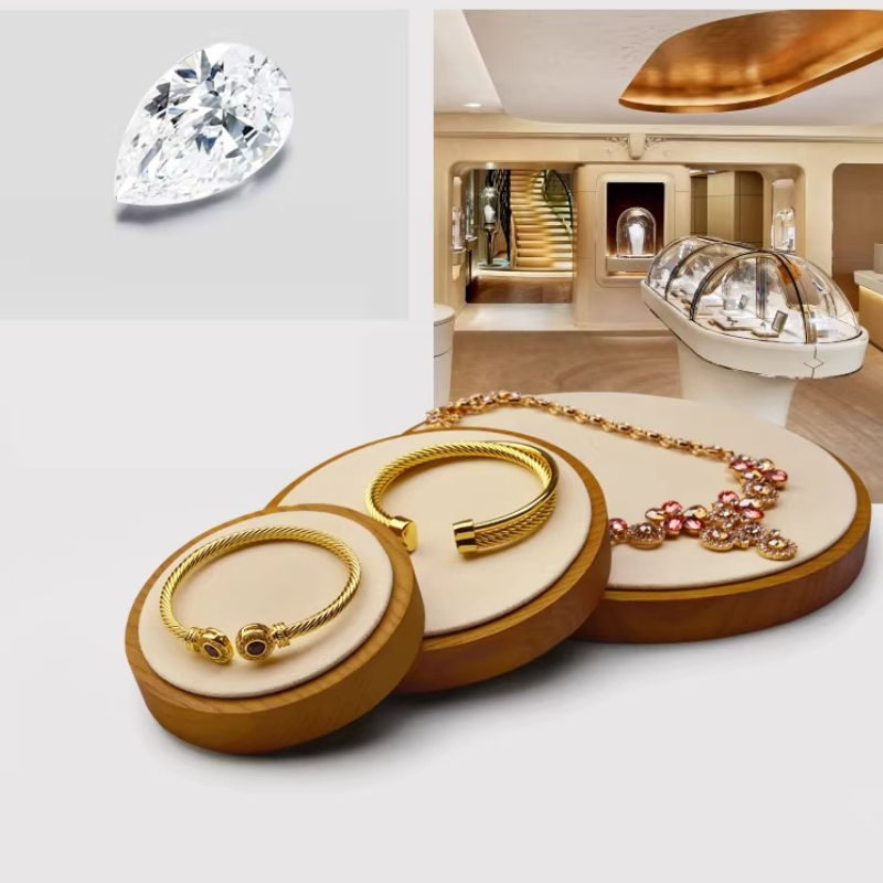 원목 보석 진열 트레이 (시계, 반지용) - 벨벳 안감 - Jewelry Stores With Watches 리뷰 및 가격