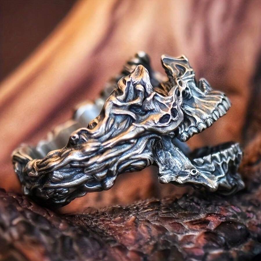 빈티지 고딕 데스 스컬 마스크 링 불규칙 입구 디몬 검 - Gothic Skull Ring 리뷰 및 가격
