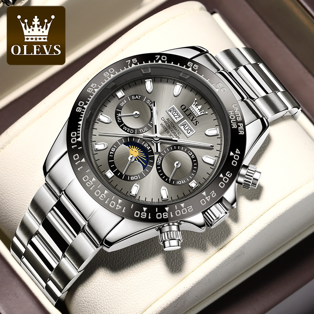 OLEVS 6654 럭셔리 남성용 시계 크로노 그래프  - Rolex Watch Daytona 리뷰 및 가격