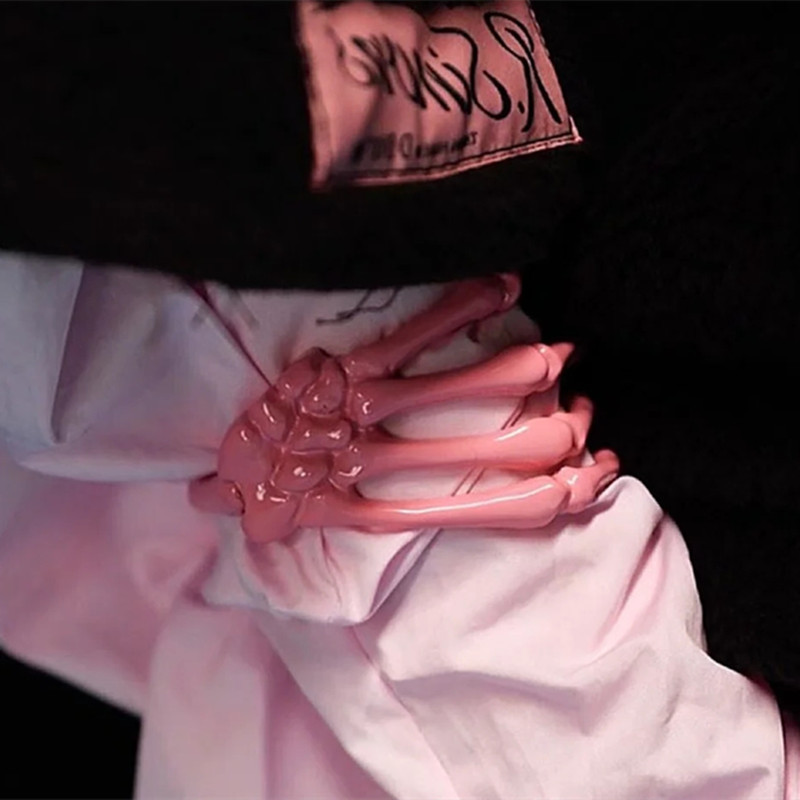 새로운 펑크 다크 해골 유령 발톱 팔찌 남성과 여성 유 - Gothic Skull Ring 리뷰 및 가격