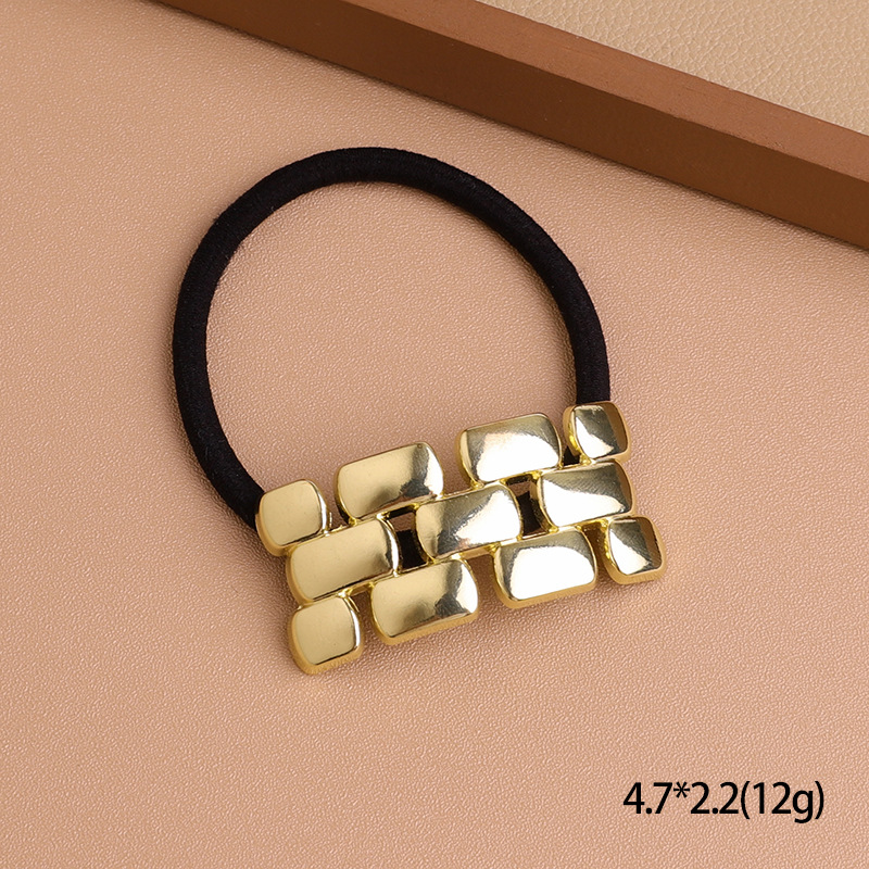 2024 패션 펑크 메탈 헤어 고무 밴드, 여성용 신축 - Shop Jewelry & Watches Near Me 리뷰 및 가격
