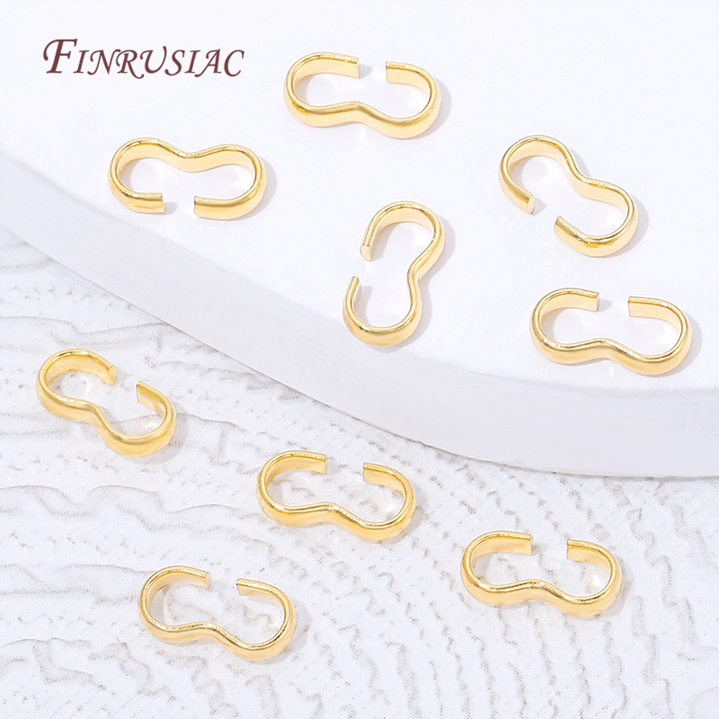 18K 금도금 오픈 S형 후크 클래스프, S자형 점프  - Gold Plated Ring 리뷰 및 가격