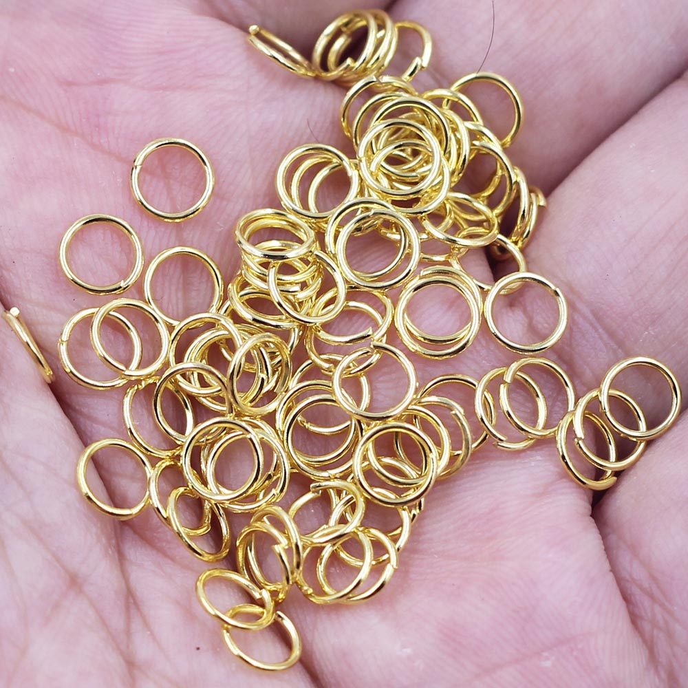 500개 오픈형 점프 링 합금 금도금 원형 6mm - Gold Plated Ring 리뷰 및 가격