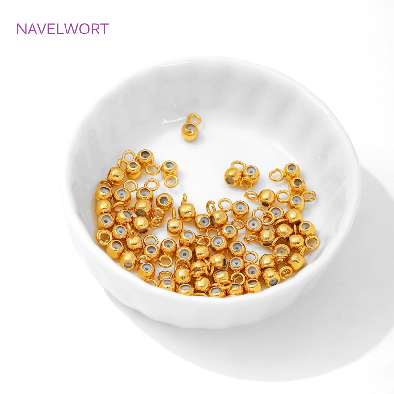 18K 금도금 실리콘 포지셔닝 엔드 비즈(링 포함),  - Gold Plated Ring 리뷰 및 가격
