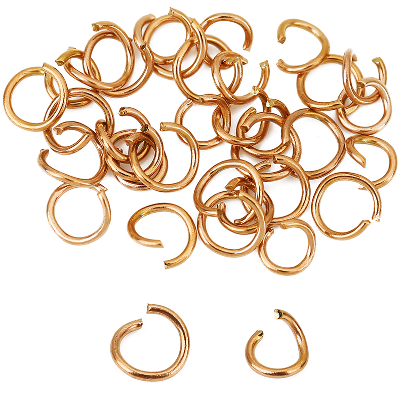100개 로즈골드 도금 스테인리스 스틸 오픈 점프 링  - Gold Plated Ring 리뷰 및 가격