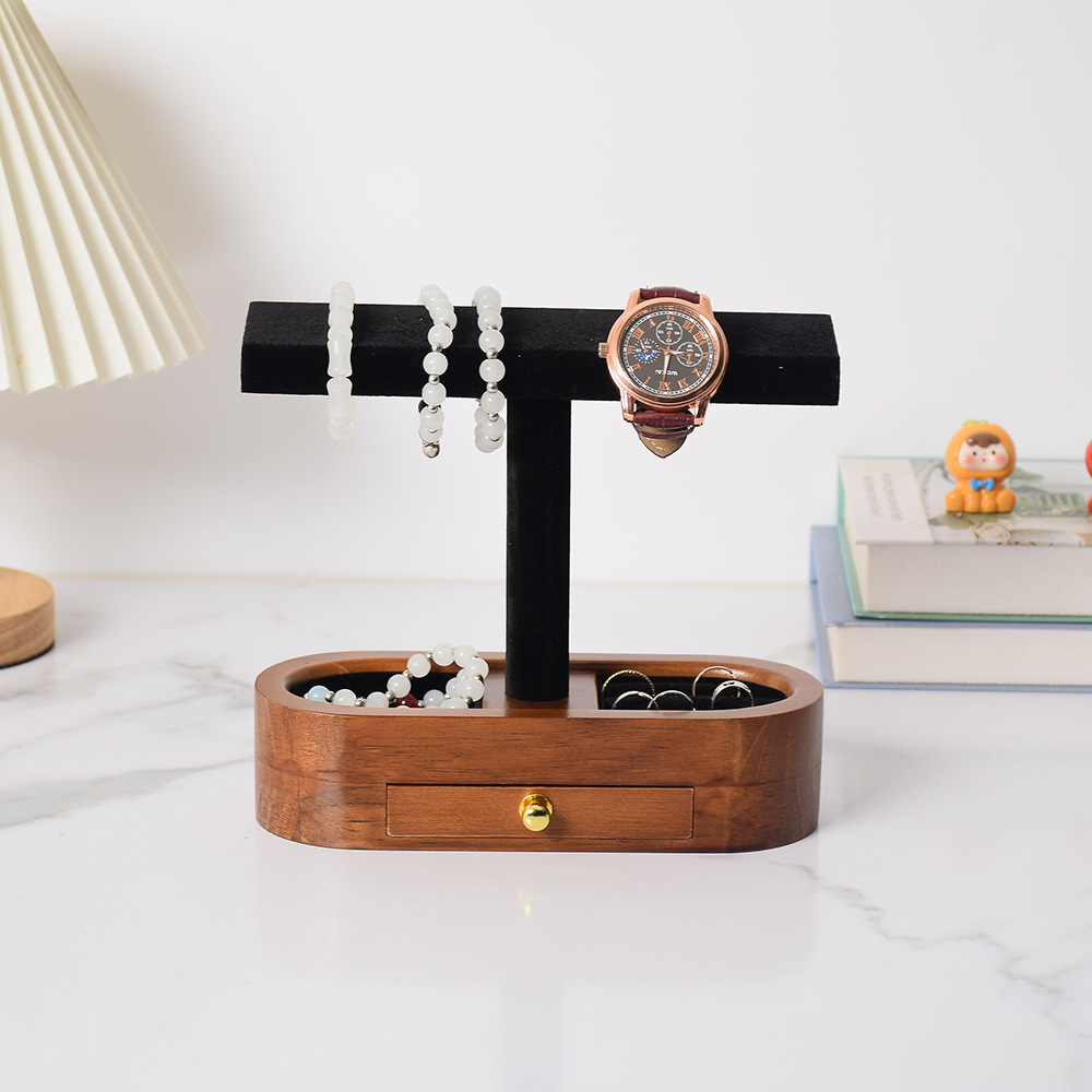 보석 진열대 원목 보석 스탠드 - 팔찌와 시계 보관용  - Jewelry Stores With Watches 리뷰 및 가격