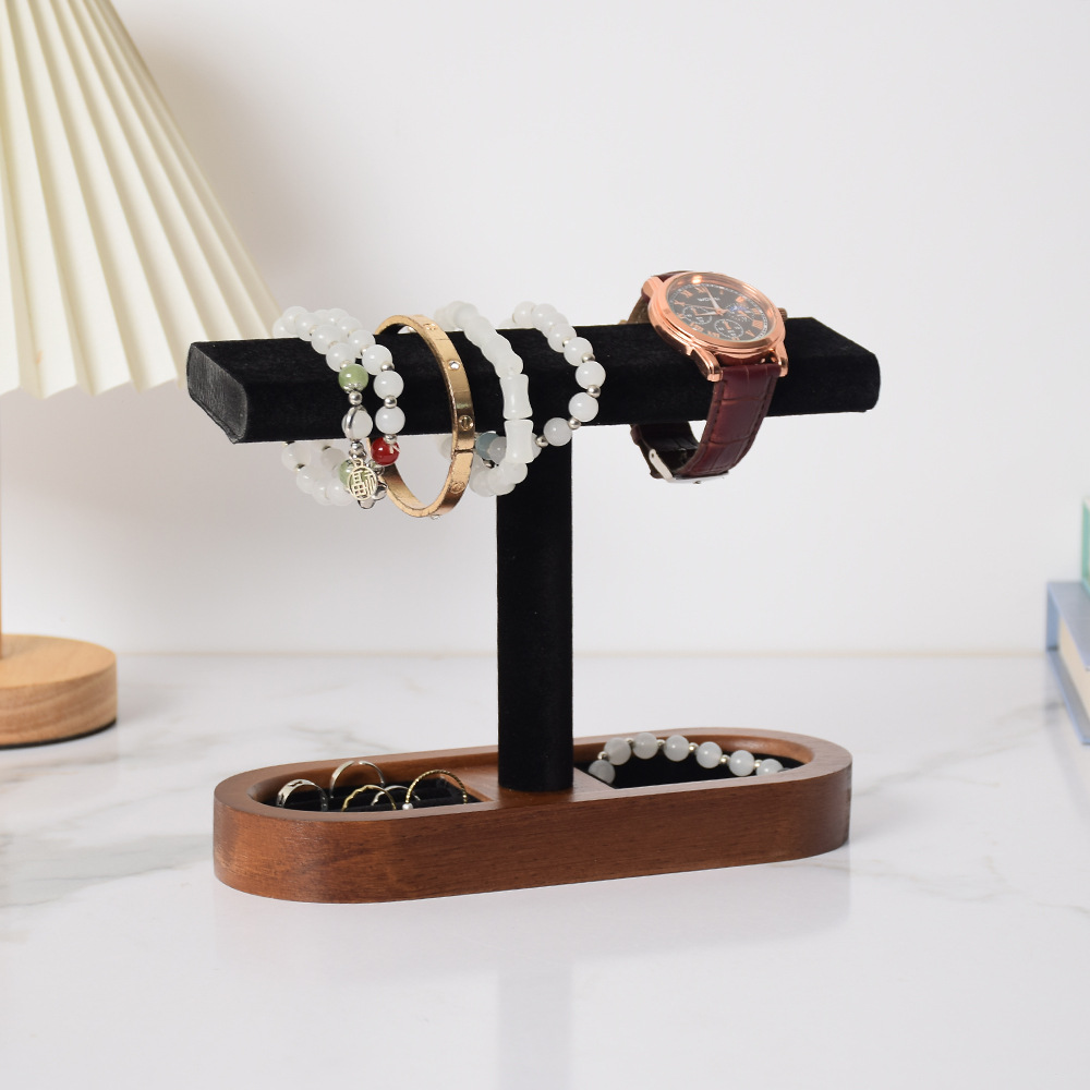 보석 진열대 원목 보석 스탠드 - 팔찌와 시계 보관용  - Jewelry Stores With Watches 리뷰 및 가격